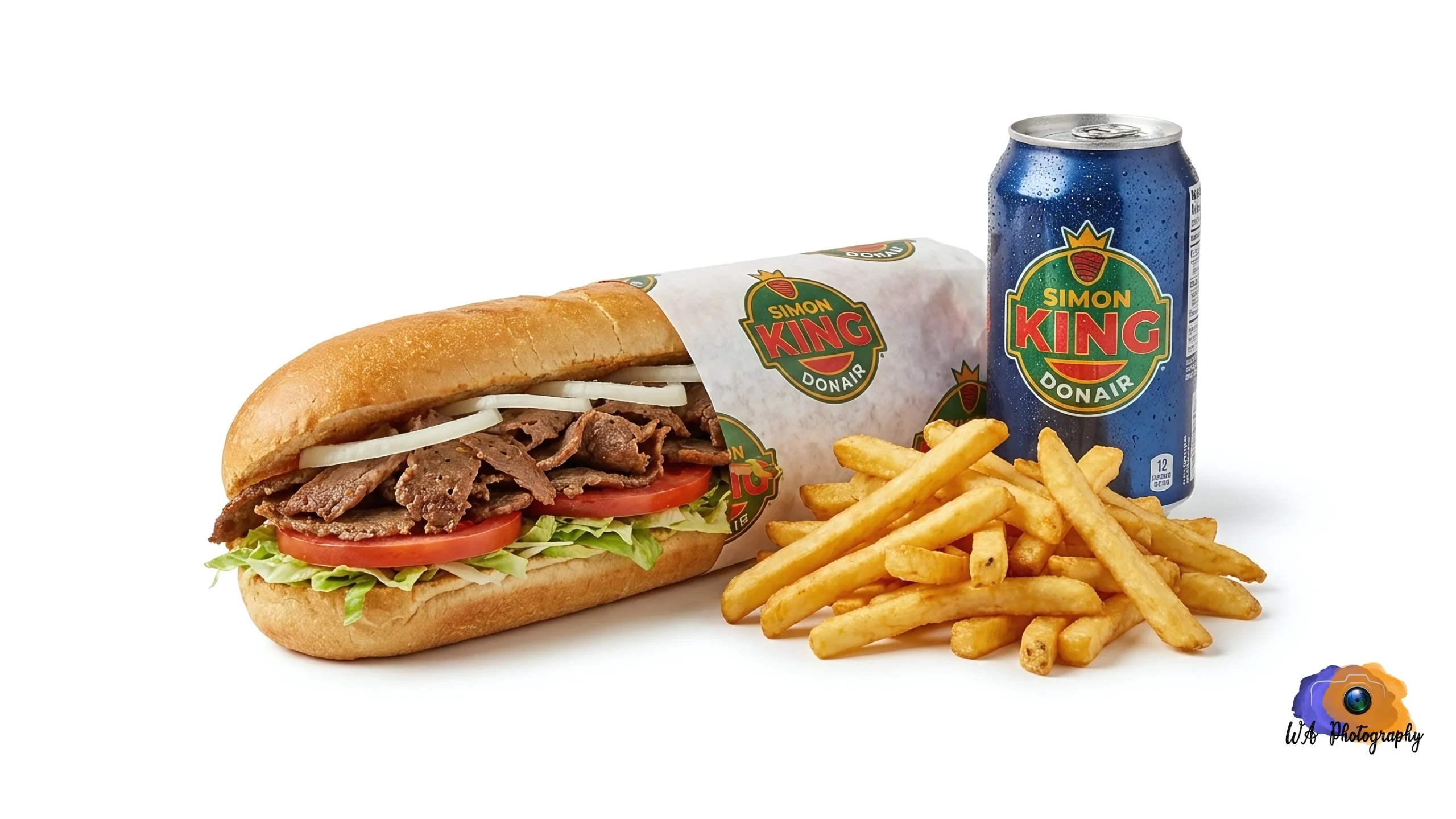 12 inch Sub Combo - Sub, fries, and a drink at Simon King Donair Edmonton